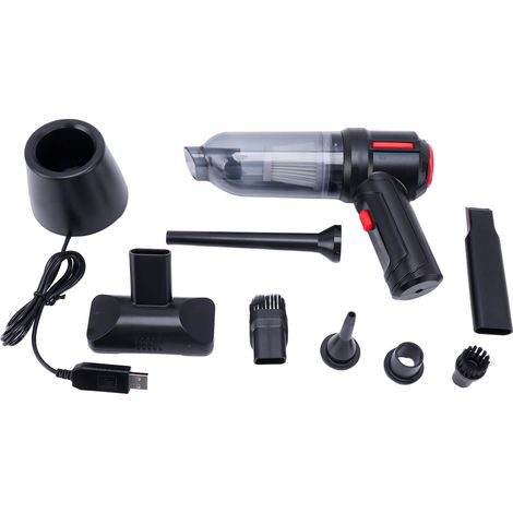 Aspirateur de voiture portable sans fil rechargeable, mini aspirateur puissant pour la maison, la voiture et le bureau (1/5)