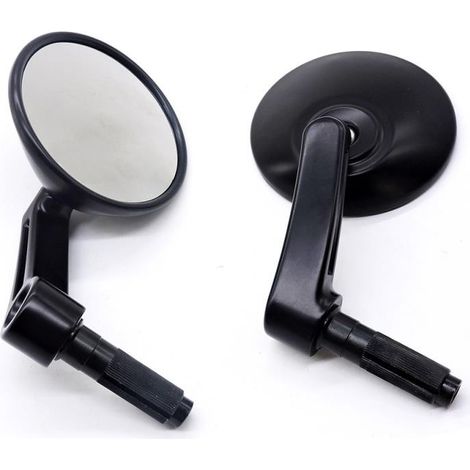 Motorcycle rearview mirror modification, handlebar mirror, round rearview mirror for electric scooter or sports car, reversing aid, custom rearview mirror (1/5)