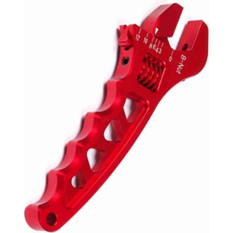 Clé à molette à rotation fluide, antirouille, légère, pour le reconditionnement domestique et automobile, rouge (1/5)
