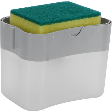 Distributeur de Savon Pressoir Gris pour Cuisine Maison Hôtel (1/5)