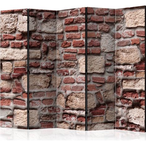 Paravent 5 Volets "Vintage Wall" 172x225cm (1/2)