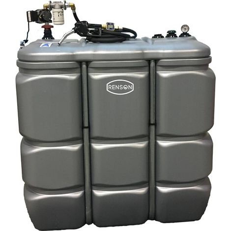 CUVE STOCKAGE FUEL PEHD 1500L 230V 50L/M ECO PISTOLET AUTO RENSON