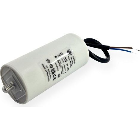 Condensateur permanent 35µF à câble - Ø45x92mm - DUCATI