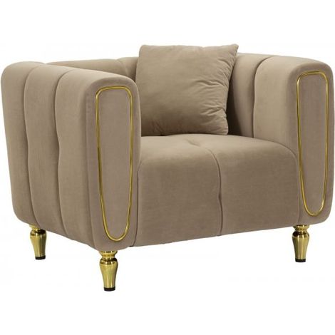 POLTRONA ALMA GRIGIO C/CUSCINO CM 97X81X71