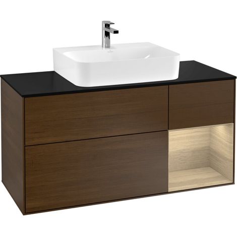 Villeroy & Boch F172PCGN Armoire sous-vasque Finion F17