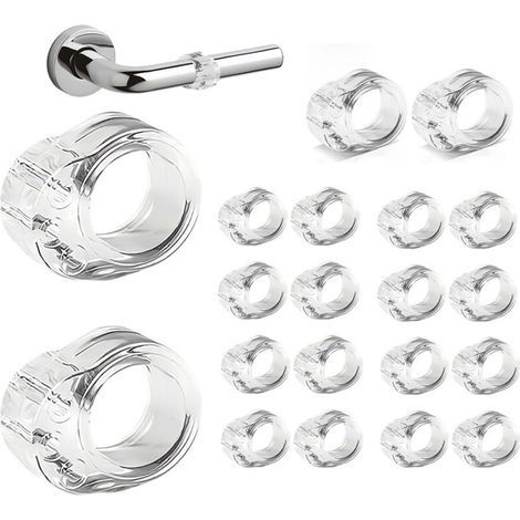 20 Protections de Poignée de Porte, Protection Murale pour Poignée de Porte, Butées de Porte en Silicone, Idéales pour Protéger les Murs dans la Maison et au Bureau (1/5)