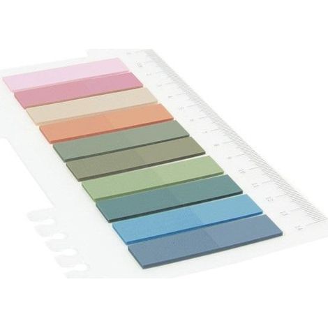 Linguette indice in plastica 10x20 12mmx45mm