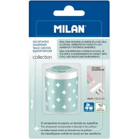 Colecci贸n Sacapuntas antibacteriano verde Mil谩n