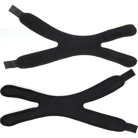 2x Sangle de soutien rotulien réglable, bande de support articulaire du genou pour course à pied (1/5)