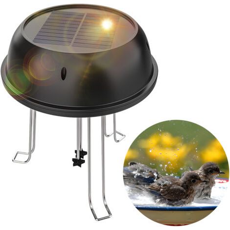 RHG Agitateur solaire BSV-SW002 5V 0.5W sans batterie noir bassin (1/5)