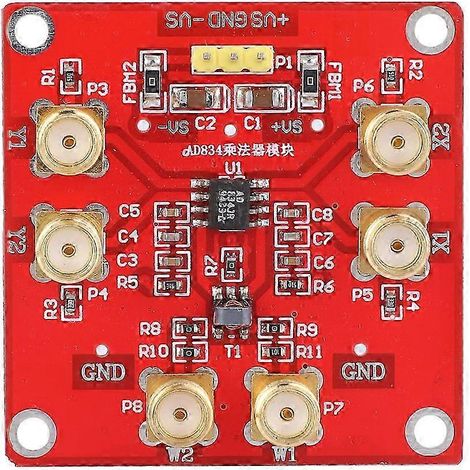 Hochpräziser DC-500M Verstärkungsmultiplikator, differenzieller oder einfacher Eingang, geringe Verzerrung, Signalverstärker mit variabler Verstärkung, kompaktes Elektronikmodul. (1/3)