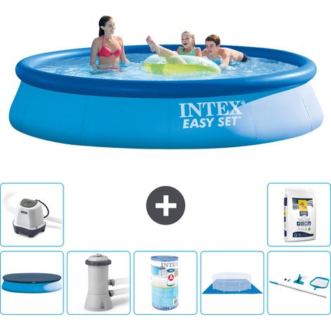 Intex Piscina Easy Set Redonda - 396x84 cm - 7-piezas S40698 (1/5)