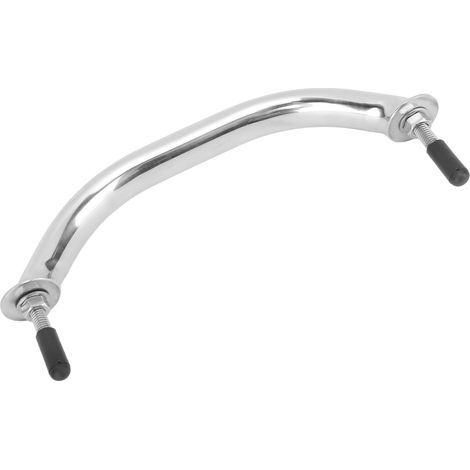 23 cm (9 Zoll) langer, polierter Haltegriff aus Edelstahl 304 in Marinequalität, für Boote, Yachten und Wohnmobile. (1/5)