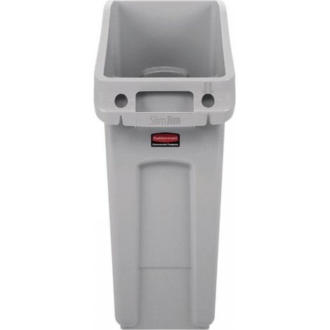 Rubbermaid Contenedor Slim Jim® para debajo del mostrador 50 l gris (1/2)