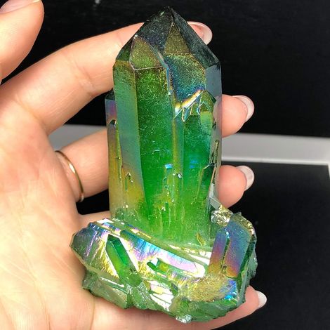 200g Sky Blue Angel Titanium Quartz Spécimen Collections de la Maison (1/5)