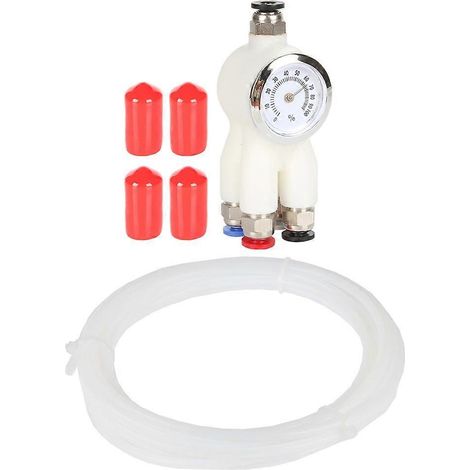 Adaptateur PTFE 4 en 1 pour Bambu X1/P1 X1C P1S P1P A1 A1mini, port d'expansion pour tuyau de matériau AMS, connecte 4 modules d'alimentation (1/5)
