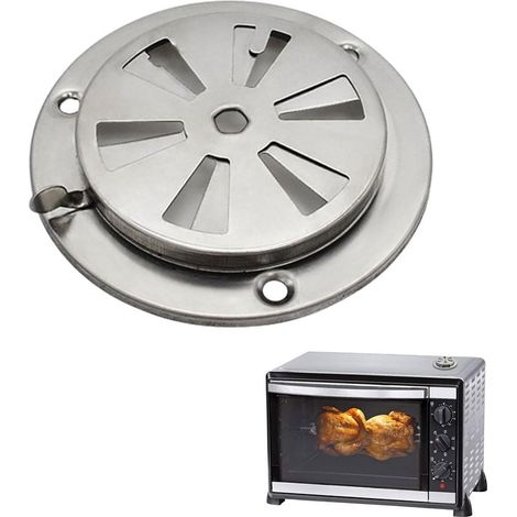 Lot de 2 Grille de Ventilation Ronde, Rosette D'aération en Acier Inoxydable, Grille D'aération Ronde Trou de Ventilation, Grille Aeration Reglable Grille D'aération, Grille de Ventilation Ron (1/5)
