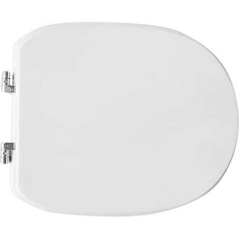 Copriwater Coprivaso Tavoletta SEDILE WC PER FALERI VASO DUETTO TONDO BIANCO