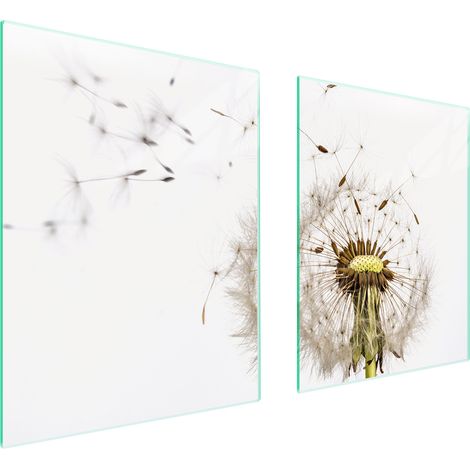 GLASSCHUTZPLATTE FÜR HERD 85x52 BLUME (1/5)