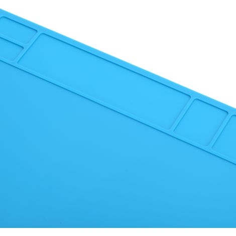 Hitzebeständige Silikon-Reparaturmatte zum Löten – Blau, 30 x 20 cm, Hardware und Werkzeuge für Elektronik- und Computer-/Handyreparatur (1/5)
