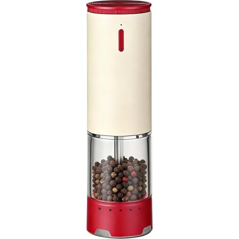 Moulin à poivre électrique rechargeable par USB, moulin à poivre à mouture réglable pour la cuisine, les cafés, les noix (1/5)