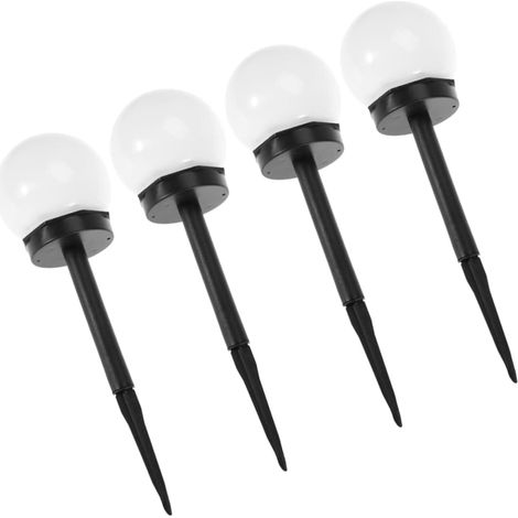 4pièces Lampes De Jardin Solaire Éclairage Extérieur Étanche Lumière De Sol (1/5)