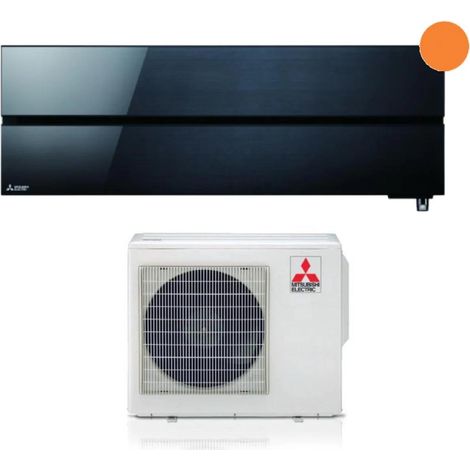 Mitsubishi Electric Inverter-Klimagerät Serie Kirigamine Style 12000 Btu MSZ-LN35VGB Onyx Schwarz R-32 Wi-Fi Integriert Klasse A+++ Schwarz