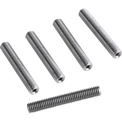 5pièces 1.75mm M6x40mm Gorges à Buse pour Imprimante 3D Extrudeuse