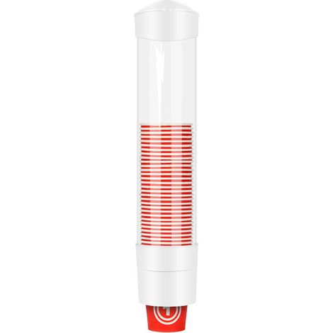 Distributeur de Gobelets Mural Porte Plastique Porte-Tasses en Papier Gobelets en One Touch Porte-Gobelets Getable Distributeur de 7,5-9 cm de Diamètre