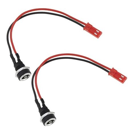 2pcs 2 Pin Electric Scooter Charging Cables Length 15cm Coaxial Plug 5.5mm OD 2.5mm ID Compatible with V2 XR Elite Electric Scooter (1/5)