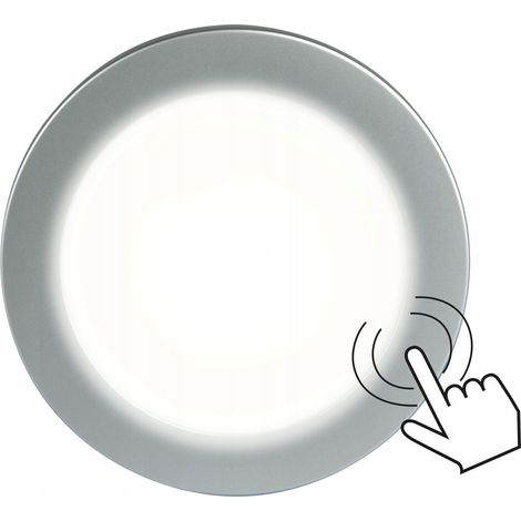 LED-Oberflächen-Touchlampe silber 4W 6000K 180lm 12V SLL05 TS (1/5)
