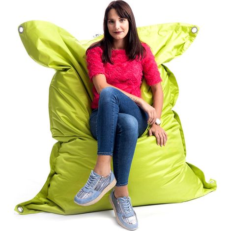 Pouf Extérieur, Outdoor, Jardin, Terrasse, Vert Lime BiG52 IRON RAW (1/5)