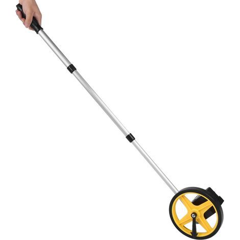Ruota di misurazione portatile da 09999,9 m, rullo di distanza multiuso, dimensioni ridotte (1/5)