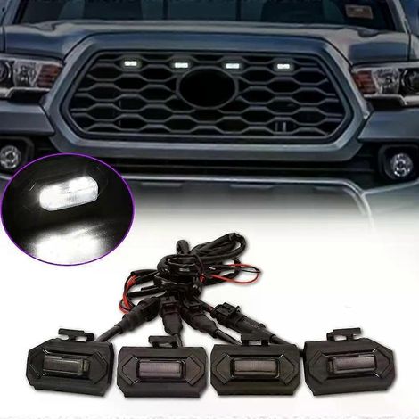feux de calandre avant à LED pour Toyota Tacoma Raptor TRD Off Road Sport 2020-2022, éclairage extérieur blanc (1/5)