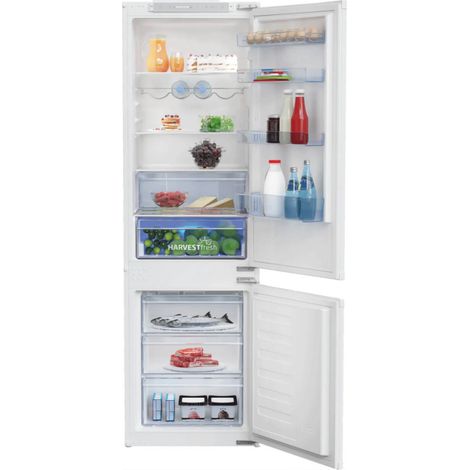 Beko – Réfrigérateur combiné intégré – 271L – 177.5cm de hauteur – Froid statique – Classe énergétique E – 54cm de large
