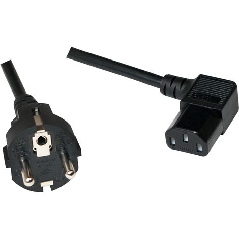 LogiLink 2m, CEE 7-7/C13 Negro CEE7/7 C13 acoplador (1/2)
