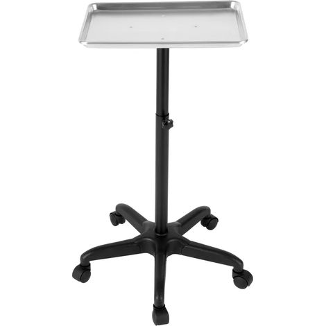 Chariot à roulettes en aluminium pour salon de coiffure avec roues Chariot de rangement pour outils de coiffure, hauteur réglable 25.19-41.73 pouces avec capacité de poids de 13.23 lbs (1/5)