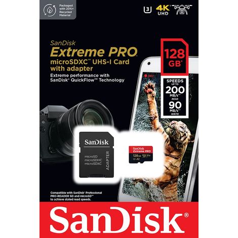 Carte microSDXC A2 C10 V30
