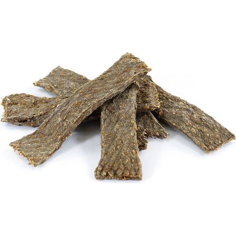 Anima Selvaggia getrocknete Snacks für Hunde Lammstreifen 6 Beutel à 75 g