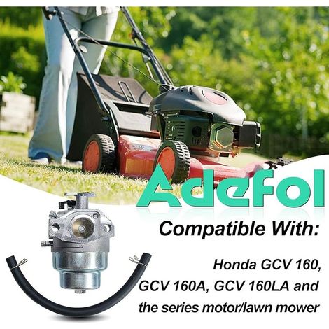 Kit Carburateur pour Honda GCV160 GCV135 GC160 GC135 GCV160-OHC Moteur et Tondeuse,Carbu GCV 160 Tondeuse à Gazon avec Bougie d'allumage,Filtre à Air,Joint, Pièces de Rechange 16100-Z0L-023 (1/5)