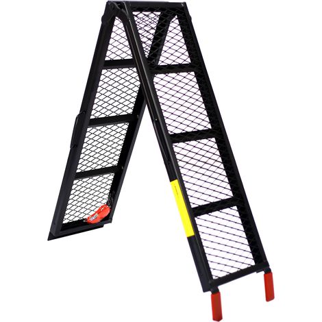 XPOtool Rampa de carga plegable hasta 340kg rampa para motos de acero con superficie de apoyo