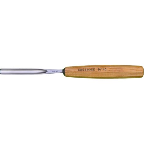 Gouge de sculpteur droite creuse 10 mm, manche bois - EMILE PEYRON - 16910