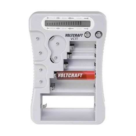 VOLTCRAFT Testeur de piles VC1T plage de mesure (testeur de pile) 1,5 V, 3 V, 6 V, 9 V pile VC-12613270 (1/9)