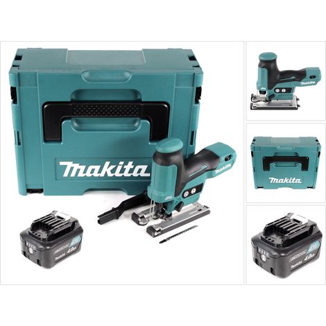 Makita JV 102 DM1J Seghetto alternativo a batteria 10,8V im Makpac + 1x Batteria 4,0Ah - senza caricabatterie (1/5)