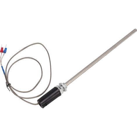 M12 Sondentyp Thermoelement Typ K Edelstahl-Temperatursensor Temperaturfühler 1 m (1/5)