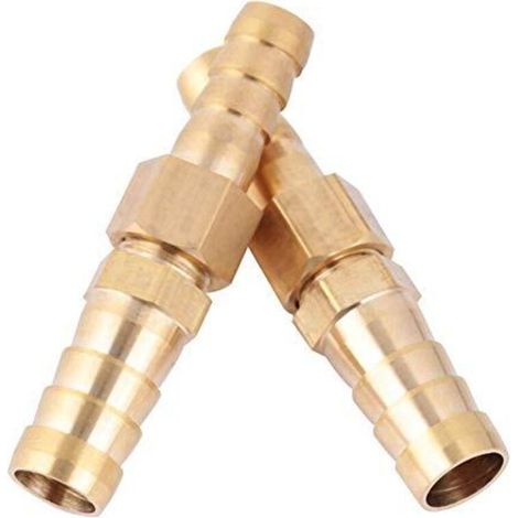 Raccord Reducteur Laiton - 8 mm a 10 mm - Pour Tuyaux de Plomberie - 4 Pieces (1/5)