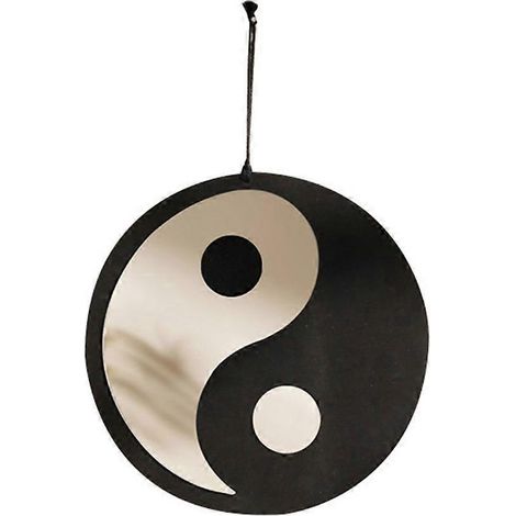 Embellissez votre maison ou votre bureau avec ce pendentif miroir Ba Gua en acrylique