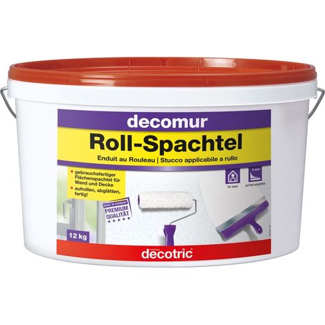 Decotric Glatte Wand Roll-Spachtel 12 kg Grundierungen