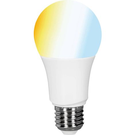 Ampoule à LED (simple) Müller-Licht tint CEE: F (A - G) E27 9 W blanc chaud, blanc neutre, blanc froid D932401 (1/2)