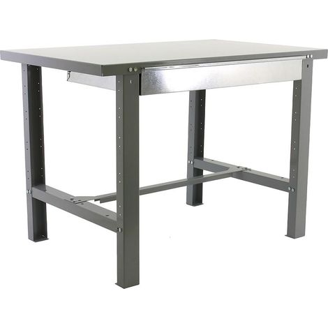 Simonrack Industrieller Arbeitstisch Grau 830x1200 mm